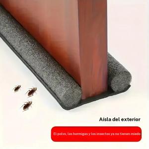 Tira de sellado para espacio bajo la puerta, Caucho de aislamiento resistente al clima, Barrido de puerta duradero para uso en hogar y oficina, Instalación fácil
