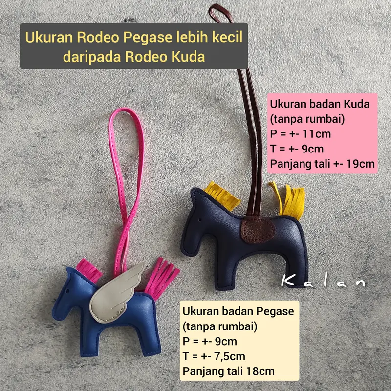 Rodeo Pegase Charm Bag Gantungan Tas Kuda 3