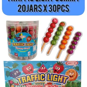 Produk Terbaru: Kualitas Terbaik untuk Anda Gummy Traffic Light 1 toples isi 30pcs Food