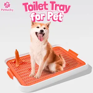 PetLucky Dog Toilet Tray Alas Pipis Potty Training Pet Anti Bocor Ukuran Besar Tahan 80kg Bisa INSTANT