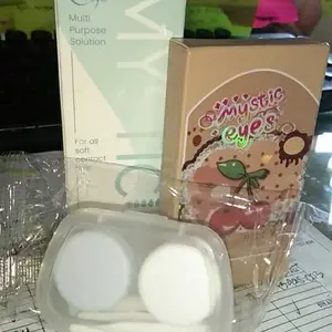 Living (0.00 s/d -4.00) Mysticeyes Softlens Minus 14.5mm Soflen Minus  lensa kontak berwarna Softlens minus softlens Grey Brown