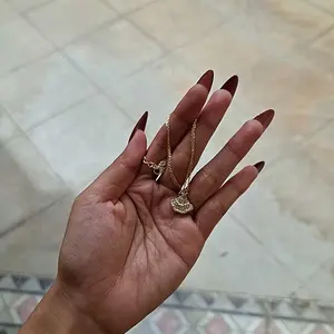 Shinyte & Kalung Premium Wanita dengan Butiran Zircon Import Aksesoris Fashion Mewah, Anti Luntur, Berkilau Seperti Berlian H03-303