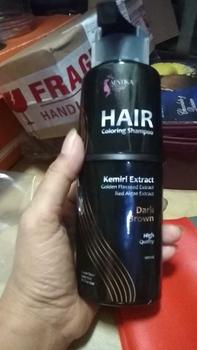 Product Review of [Promo Spesial] Aestika Dark Brown Hair Coloring Shampoo - Pewarna Rambut Beruban Kering Red Extract from N**n 1