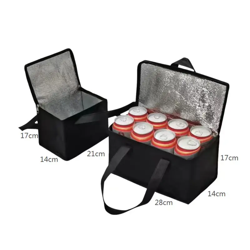 Túi cách nhiệt, kích thước lớn, chất lượng cao, giữ nhiệt, thích hợp cho BBQ, giữ ấm và lạnh, gói Zip, thích hợp để cắm trại, uống và dã ngoại, cũng thích hợp cho đồ dùng dã ngoại 2