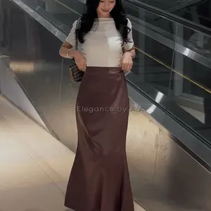 Rok satin Duyung-elegan-Formal dan Nonformal