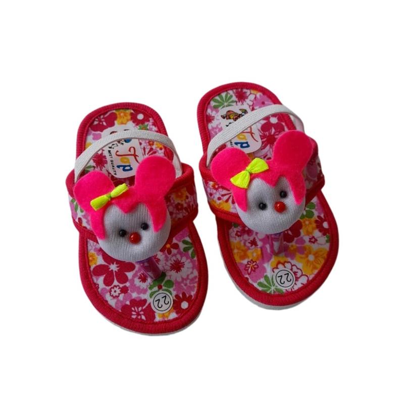 Sandal Anak Wanita Kekinian Beby Bunyi Boneka Bunga 1