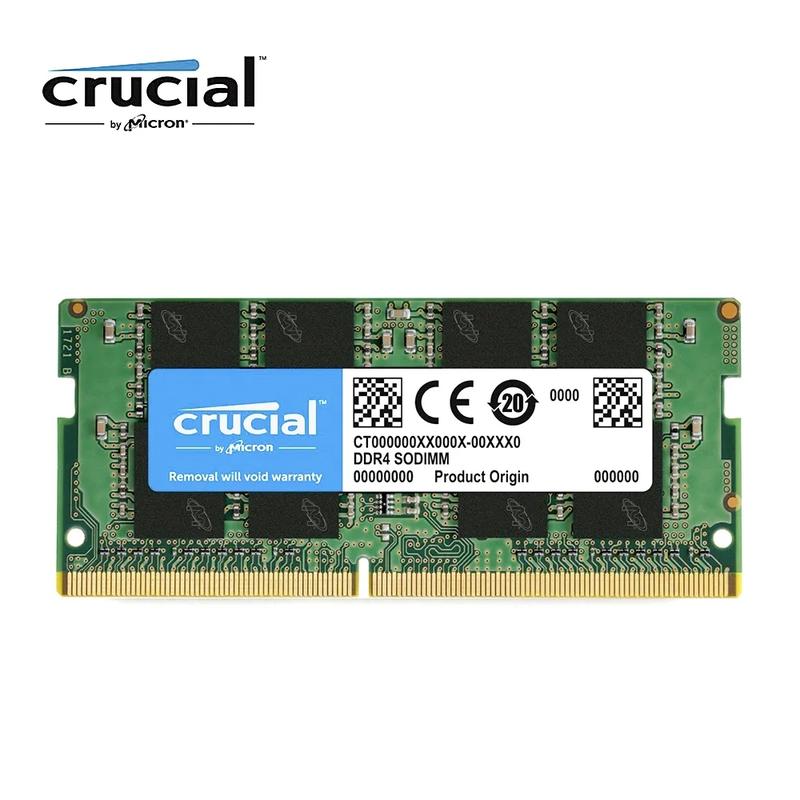 RAM Máy Tính Xách Tay, Crucial, Bộ nhớ DDR4 2400 2666 3200MHZ, SODIMM, 4GB / 8GB / 16GB, Thích hợp cho máy tính xách tay 1