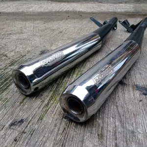 Knalpot yamaha alfa rc100 tornado fizr bobokan Bokir setengah dewa perut hitam Motorcycle