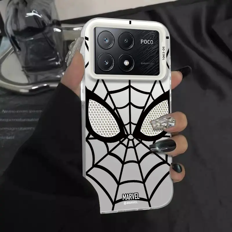 Casing Hp Hardcase Spiderman For Redmi K70E POCO X6PRO(5G） Marvel Case Glossy 1