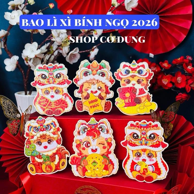  50 bao lì xì chibi 50 mẫu bao lì xì tết loại 1  50 mẫu  