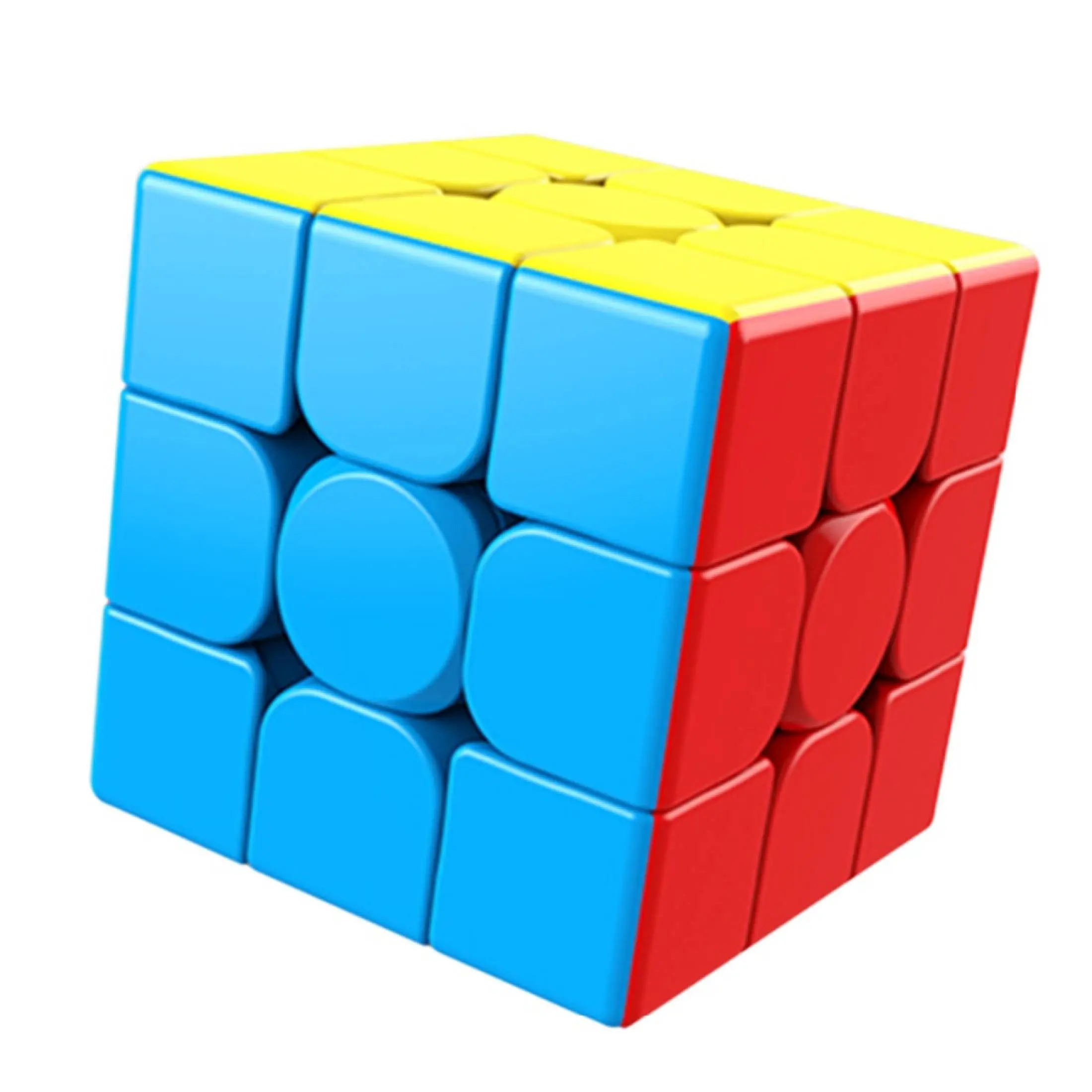 Mainan bayi 3X3X3 Moyu Meilong Magic Cube Stickerless Puzzle Cubes Professional Speed Educational Games for Children