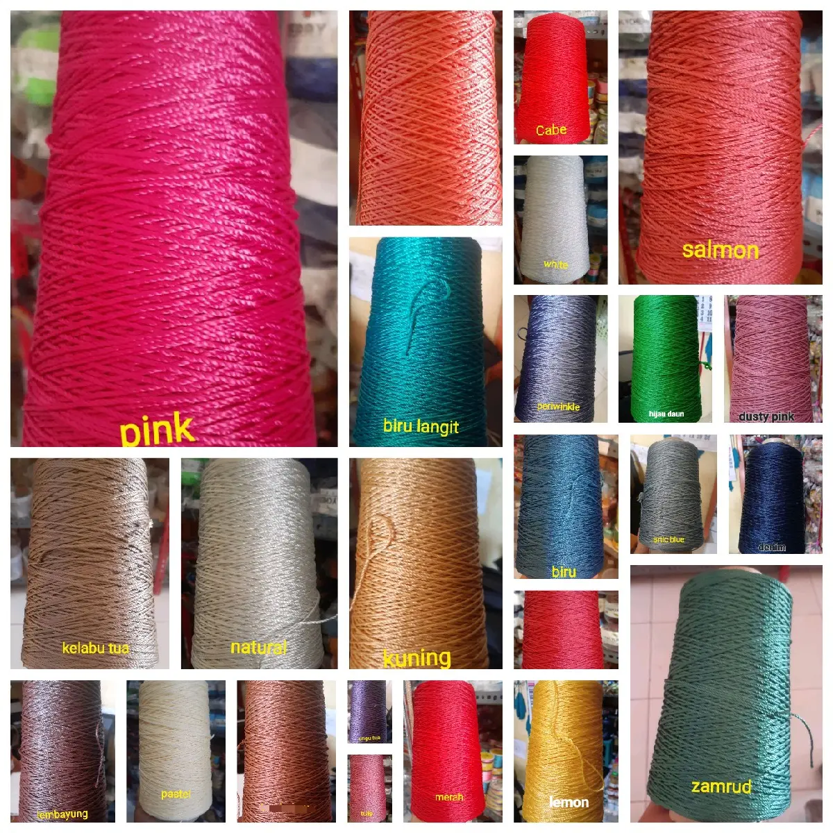 Benang rajut nilon monolon d27