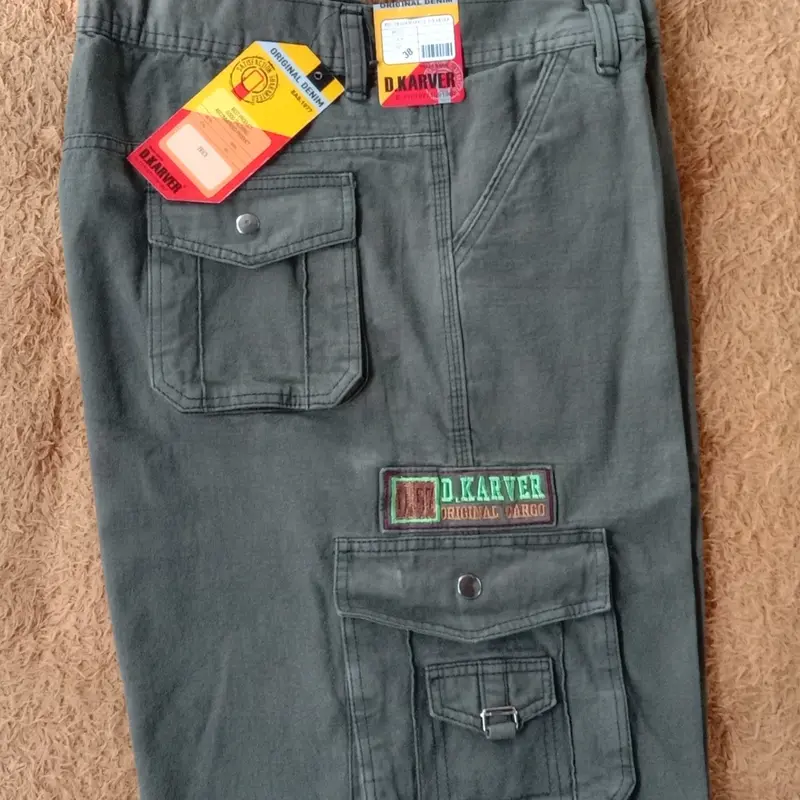 Celana Cargo Pendek Pria Bawah Lutut Cargo Pendek Jumbo Bahan Soft Jeans  Big Size 28 Sampai 45 8