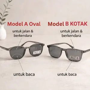 KACAMATA BERKENDARA BACA DAN JALAN, PRIA WANITA, ANTISILAU