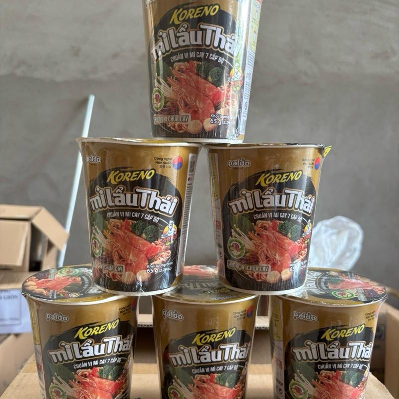 12 ly mì lẩu Thái Koreno 65g