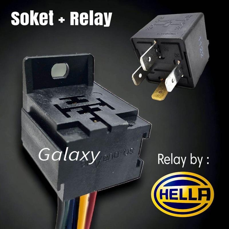 Soket Rumah Relay Plus Relay Original BOSCH / HELLA - Shop | Tokopedia