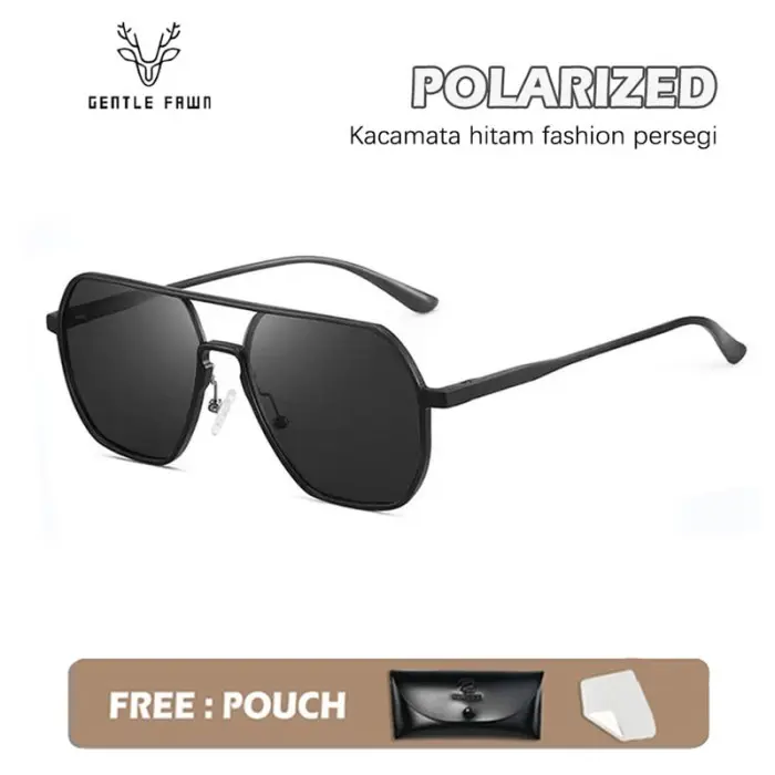 Gray Pink Sunglasses Kacamata Hitam Anti Silau Tony Stark Unisex 8692 2