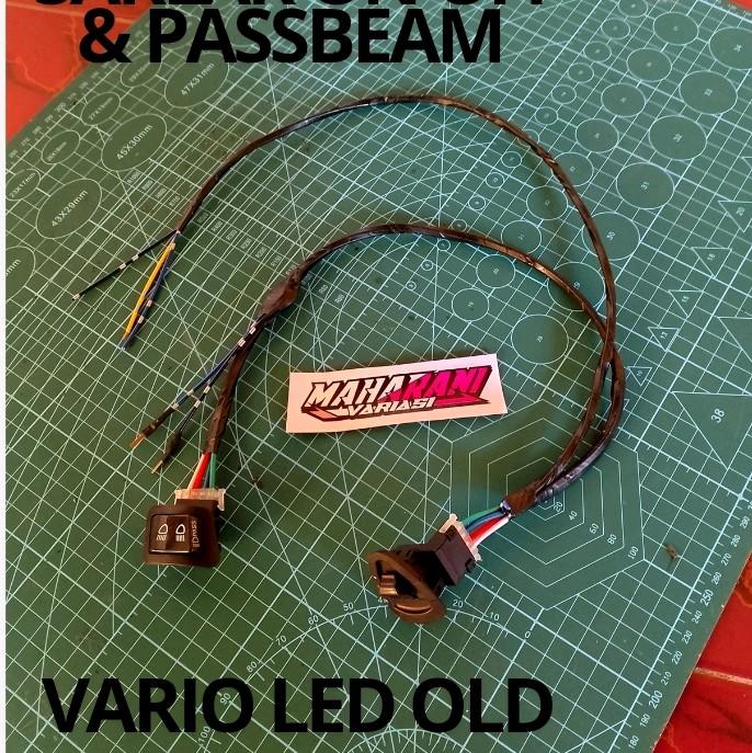 Rangkaian saklar on off dan passbeam vario 125/150 led old 90%PNP 0