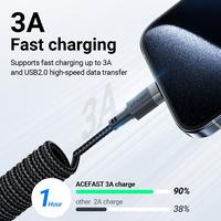 Gambar Kabel Data Charger Spring USB-A To USB-C ACEFAST Acewire Pro C14-04 Fast Charging dari Acefast ID Kota Administrasi Jakarta Utara 4 Tokopedia