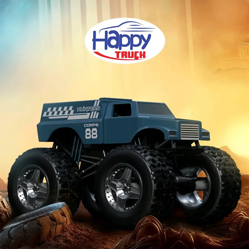 mainan anak happy truck combat truk monster truk karakter Mobil Toy 3