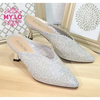 SANDAL PESTA WANITA SELOP KEBAYA PEREMPUAN SENDAL PENGANTIN SLOP KEBAYA MEWAH ELEGAN WEDDING SESERAHAN WISUDA IMPORT PREMIUM heels  cantik  elegan sandal  wanita  tinggi heels  kebaya sandal  tertutup 2