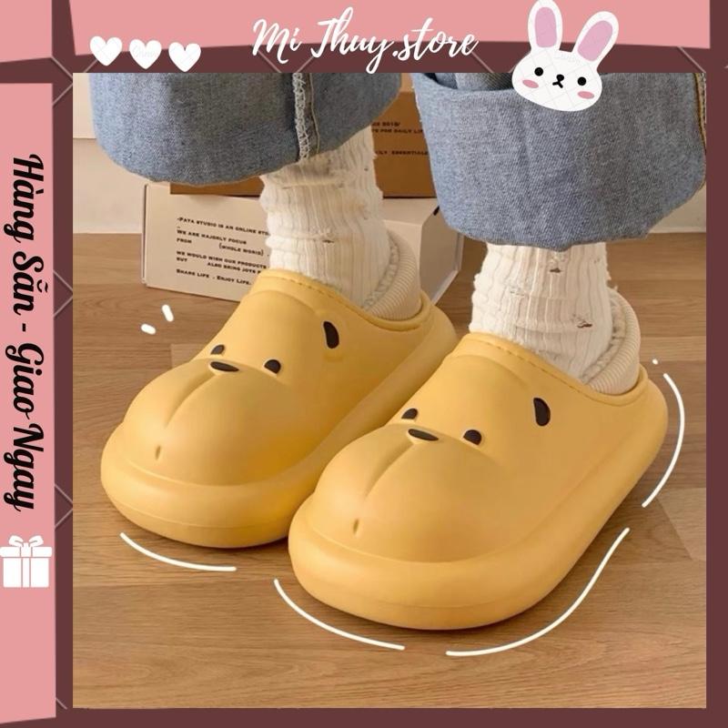 Dép sục gấu XXT dành cho mùa đông mùa hè dễ thương SỤC GẤU