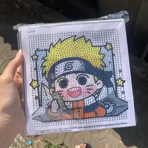Diamond Painting Kreatif Diamond Paint Berlian Bulat DIY Berlian DIY Dengan Bingkai Foto Diamondpainting Montessori Anak Souvenir Ulang Tahun Set Sulam Anak TK Mainan Edukasi