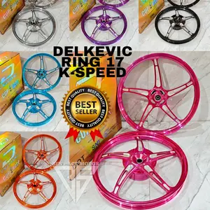 VELG DELKEVIC RING 17 BINTANG LAUT BEAT SCOOPY GENIO VARIO 110 MIO SPORTY VELG DELKEVIC KSPEED RING 17