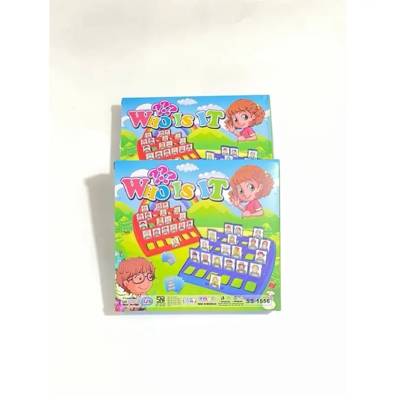 Mainan Anak Tebak Gambar Board Game WHO IS IT - Mainan Tebakan Gambar Best Seller Toys 3