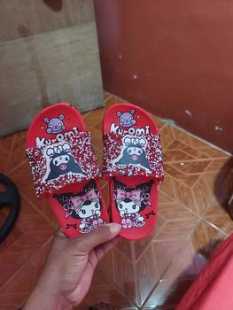 Product Review of [Lovely] Kuromi Children's Slippers - Adorable, Lightweight, Breathable, Comfortable and Trendy Design - EUR 24-35#2208-106-S-M# from 🩷**🩷 0