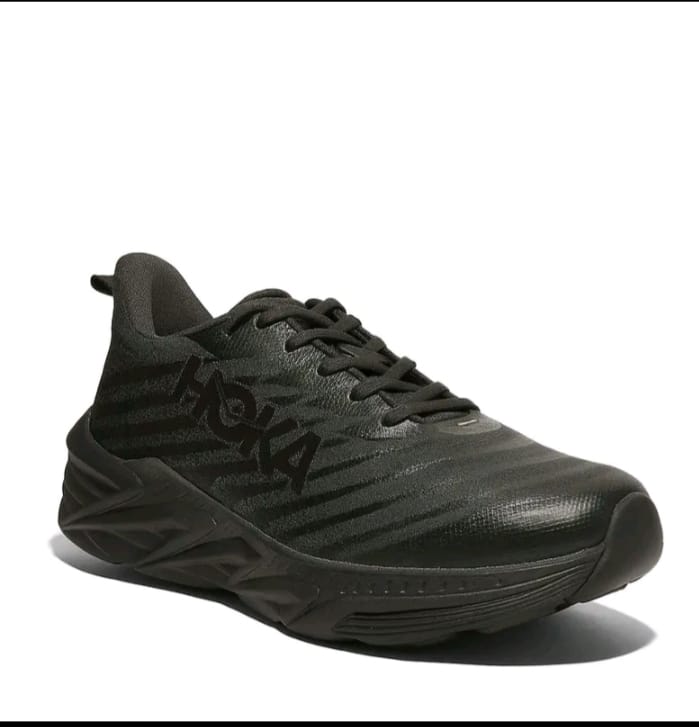 Hoka Sepatu Olahraga Hitam Polos Wanita Pria Mach 5 Gore-tex Running Ringan Empuk untuk Lari Joging