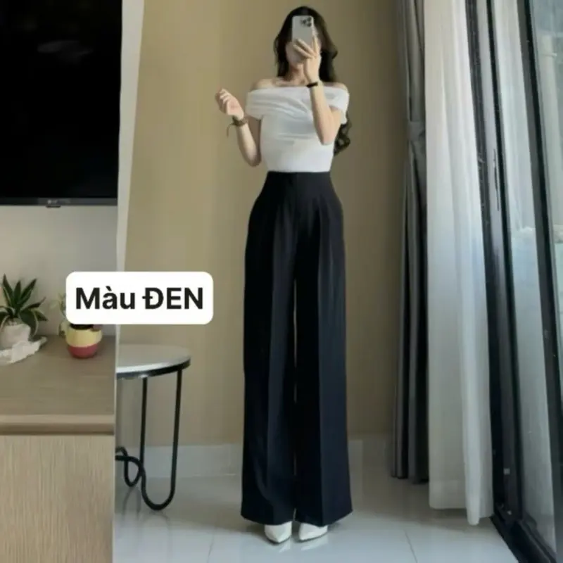 (CÓ PHIÊN BẢN CHO NẤM) QUẦN ỐNG SUÔNG CẠP LIỀN, KHOÁ SƯỜN CHẤT GOLD MỸ - MỀM MỊN, MÁT 2 PHÂN LOẠI CHIỀU DÀI 5