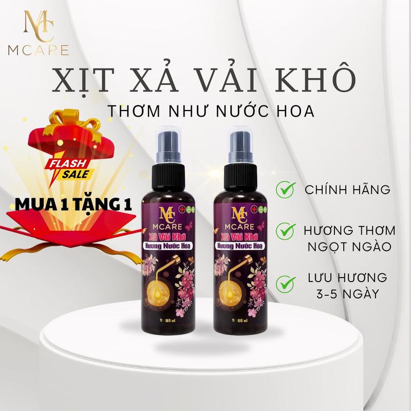   Mua 1 Tặng 1   Xịt Xả Vải Khô Hương Nước Hoa Mcare 
