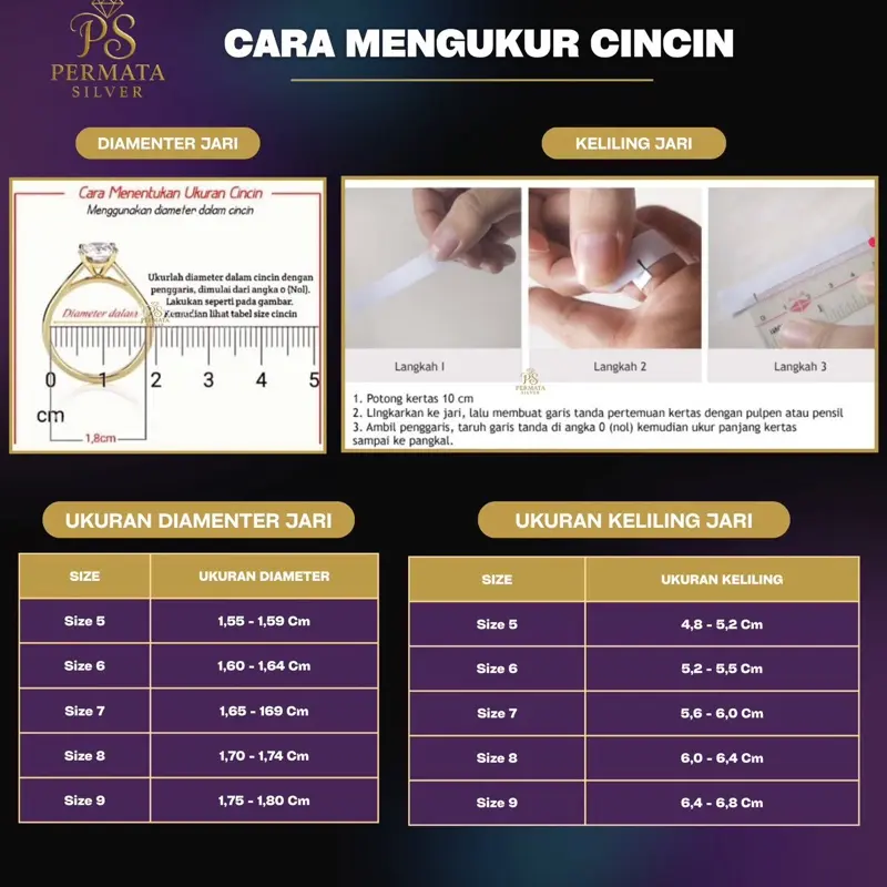 Cincin Permata Putih - Mewah, Elegan & Glamour Cincin Permata Putih - Mewah, Elegan & Glamour