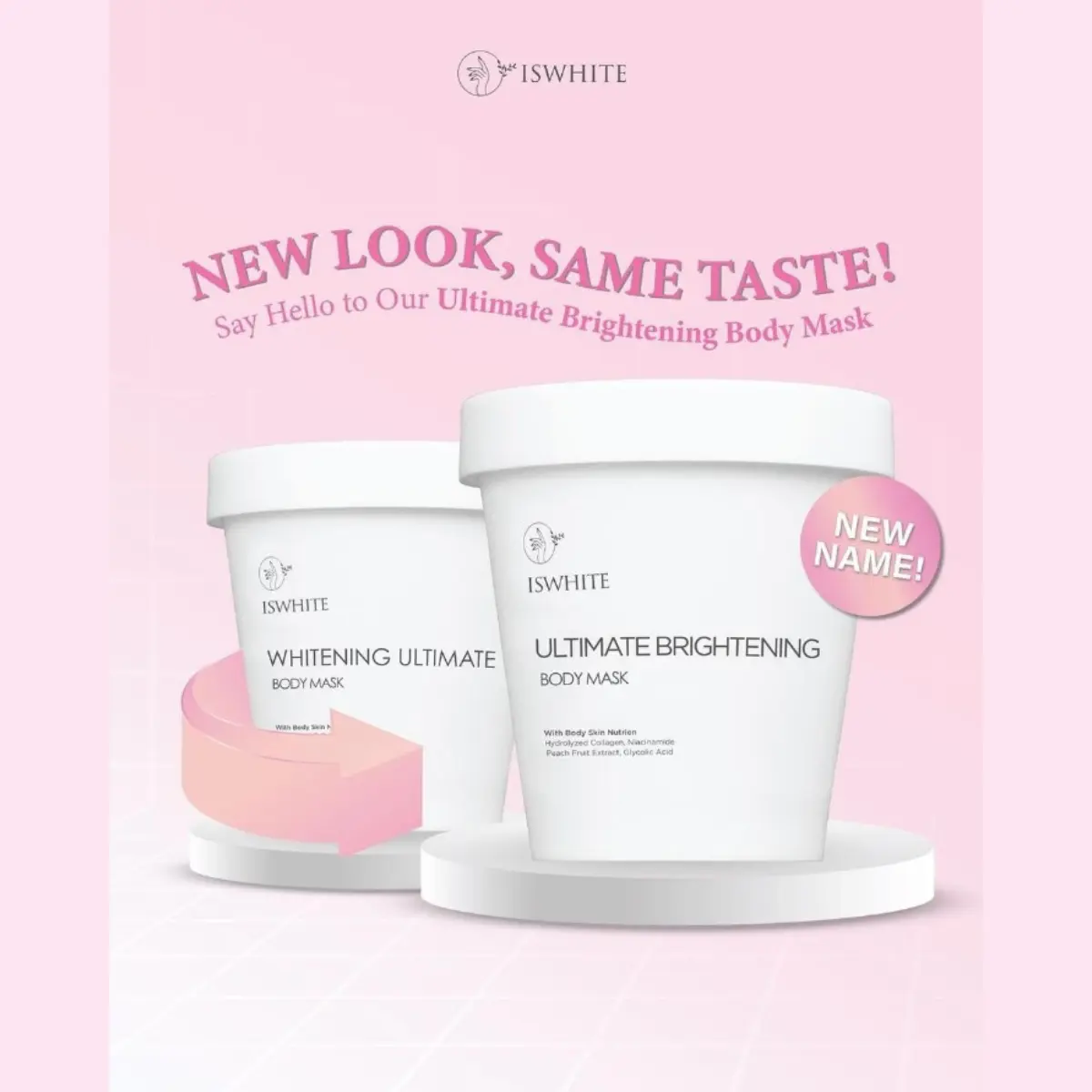 ISWHITE Brightening Ultimate Body Mask