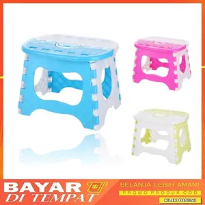 Kursi Mini Lipat Portable Praktis Kursi Anak anak Plastik Tebal Unik Murah
