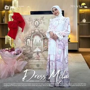 Dawat Dawai - DRESS MILA  Gamis - Eid Series (Hijab Friendly)