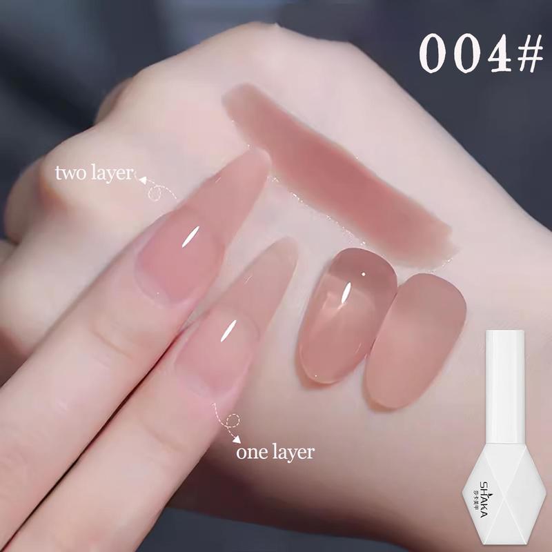 Móng Tay Gel Màu Khỏa Thân, Thiết Kế Trái Tim Trơn, Móng Tay Salon Làm Móng, Làm Đẹp Móng Tay, Huafei Trong Suốt Trên Băng, Màu Zhen Zhen Cùng Phong Cách, Phổ Biến, Màu Trắng, Thích Hợp Cho Cửa Hàng Làm Đẹp Móng Tay, [SK33] 6