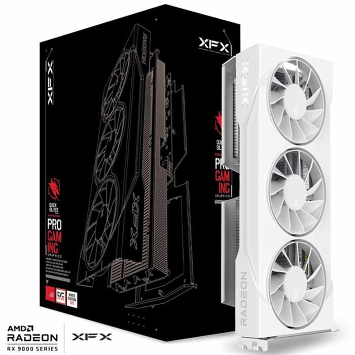 Gambar XFX Radeon RX 9060 XT SWIFT OC WHITE 16GB GDDR6 dari STAR SEVENTEEN COM Kota Administrasi Jakarta Selatan Tokopedia