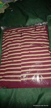 Product Review of Kaftan Miska by Daster Qu - Gamis Kaftan Lebaran Motif Batik Salur Encim Home Dress Kaftan Rayon from T**i H**o 1