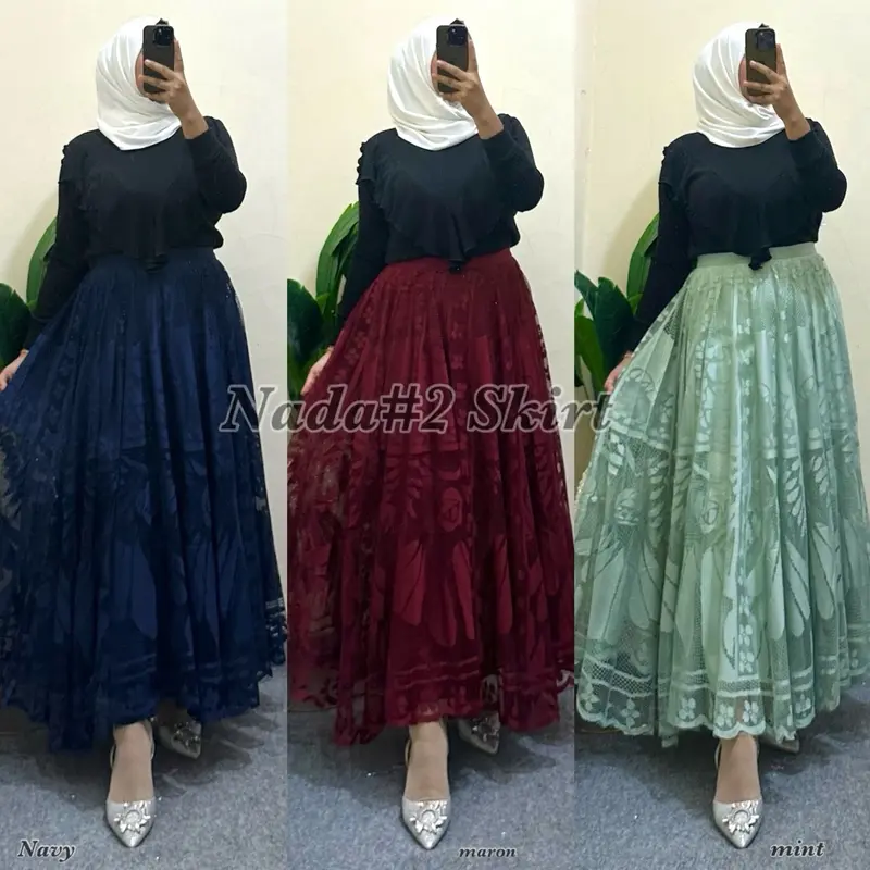 ROK TUTU BRUKAT IMPORT MAYUNG REALPICT Panjang 5