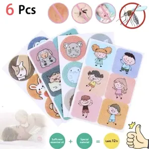 6pcs MOSQUITO PATCH Stiker Anti Nyamuk Anak Bayi Mosquito Repellent Patch Yumeng