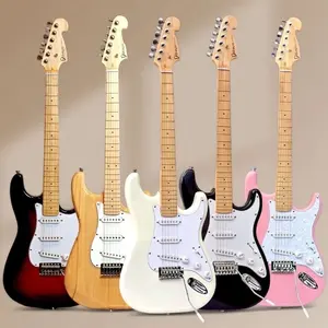 DIFERGIO Gitar Elektrik Leopard SSS Pick Up Model Stratocaster