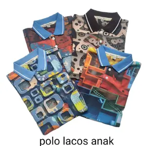 kaos lacos polo anak 3 thn-12thn