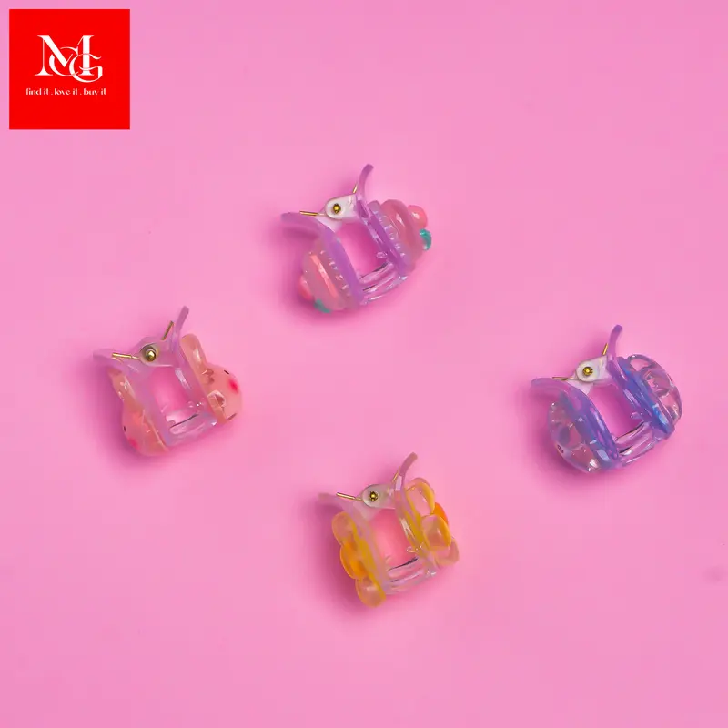 McG - Jepit Rambut Kartun Anak-Anak dan Dewasa isi 4pcs - Fashion Motif 1