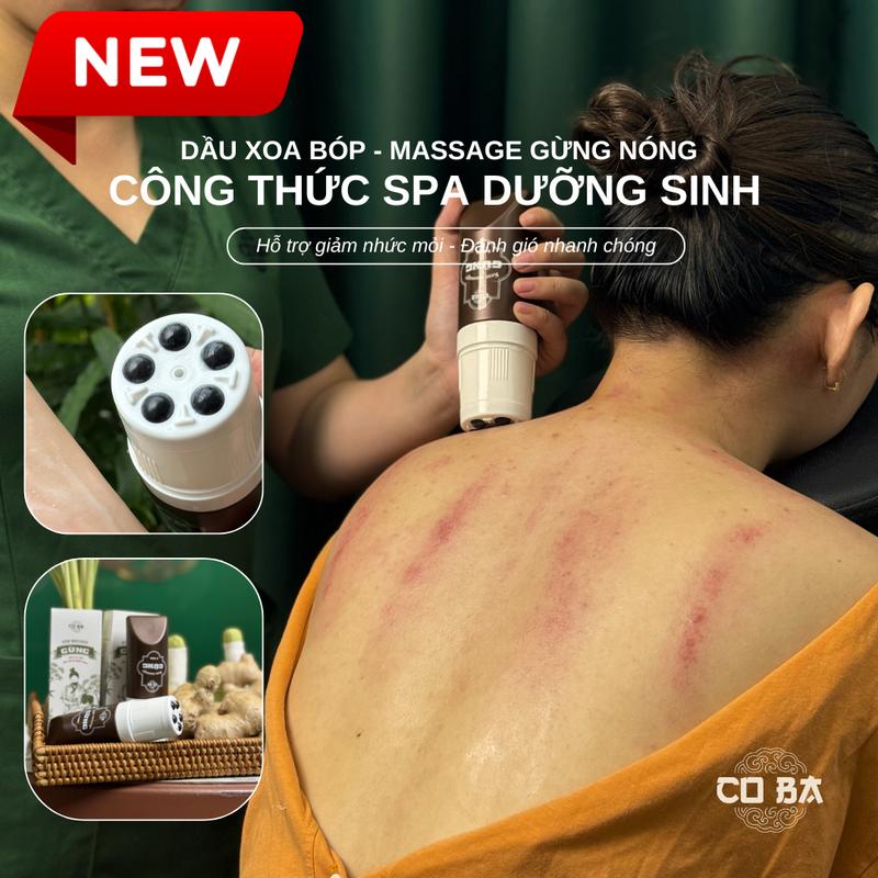 Dầu Xoa Bóp Dầu Massage Gừng Nóng Có Làm Ấm Nóng Hỗ Trợ Giảm Nhức Mỏi Cơ Thể Dưỡng Sinh Cô Ba