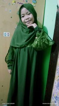 Product Review of Inara Dress Kids Syari Baju Gamis Muslim Cantik Motif Brukat Bunga Anak Perempuan Ceruty Babydol Premium 5-12 Tahun Size L dan XL Panjang dan Tanggung Shakila Set Kerudung Pasmina Lebaran 2025 from ع**🌺 1