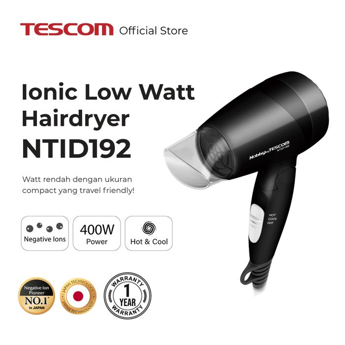 Gambar Tescom Ion Hair Dryer / Pengering Rambut NTID192 dari Tescom Indonesia Kota Bekasi Tokopedia