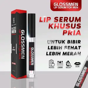 Glossmen Lip Serum Bibir Pria Mencerahkan Bibir Hitam Pecah Pecah Dan Melembabkan