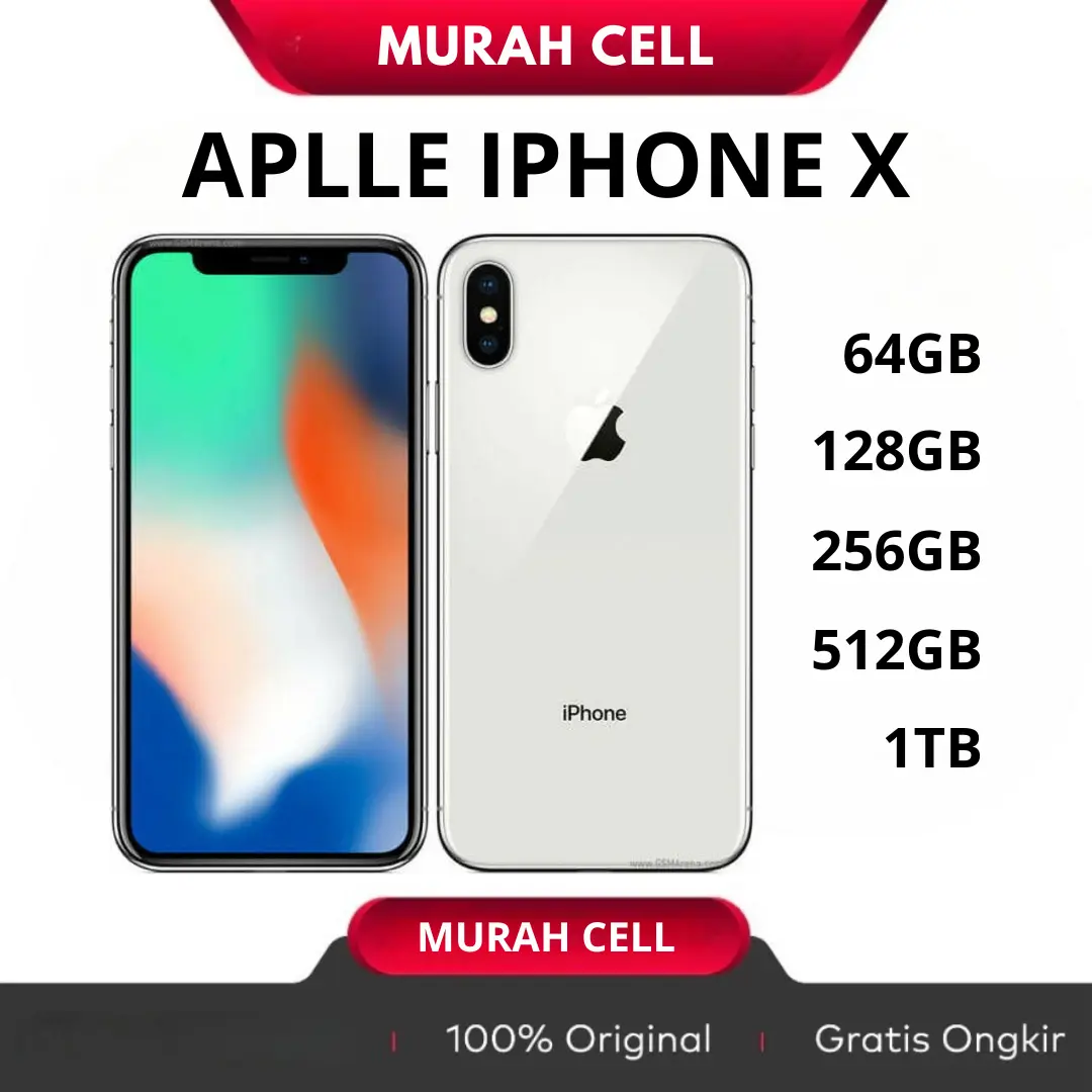 APPLE IPHONE X ORIGINAL INTERNATIONAL 64GB 256GB
